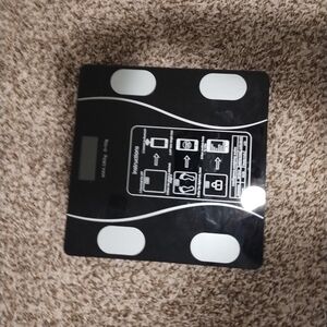 Black Digital Bathroom Scale